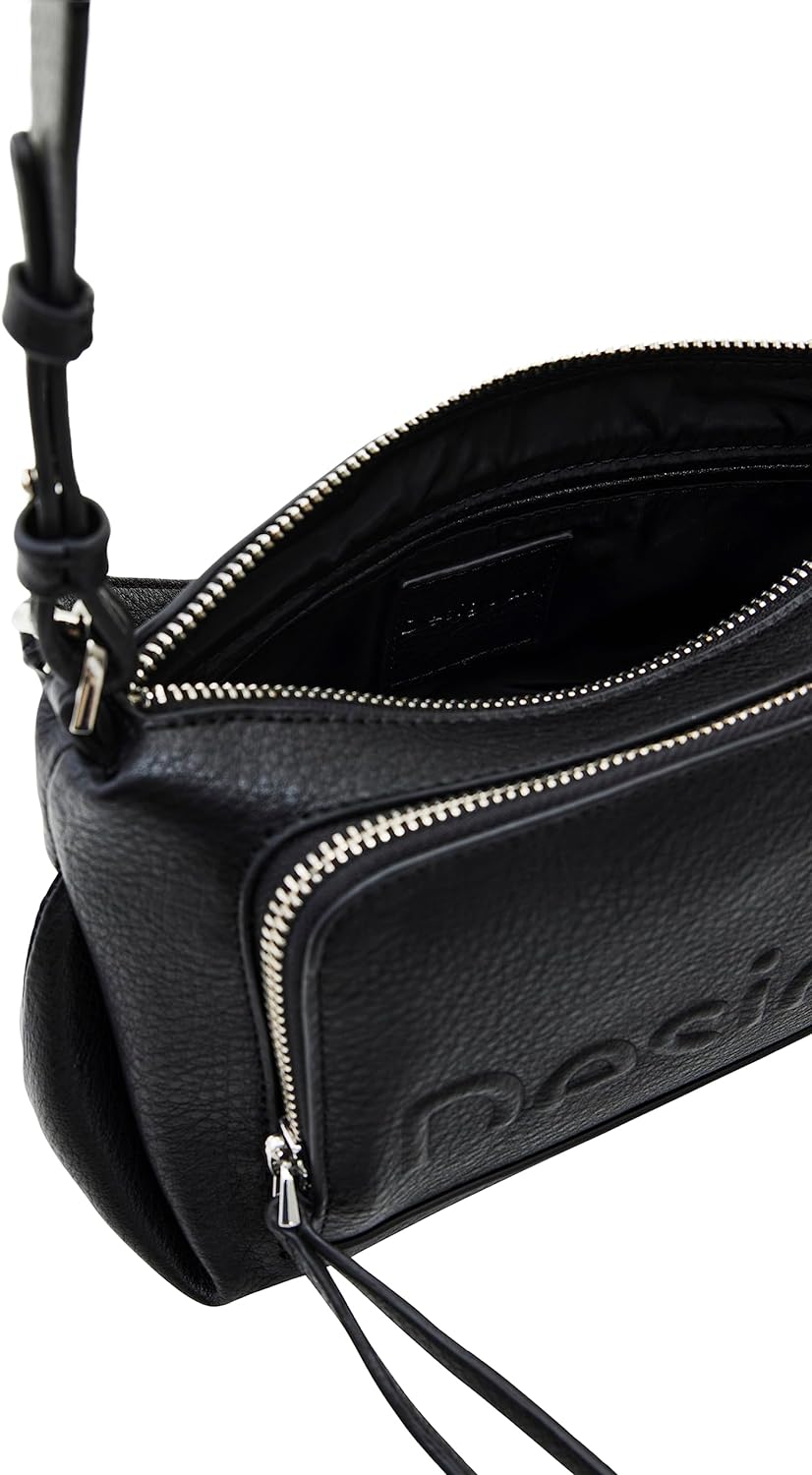 Desigual Damen BOLS_Half Logo Urus Schwarz, Schwarz