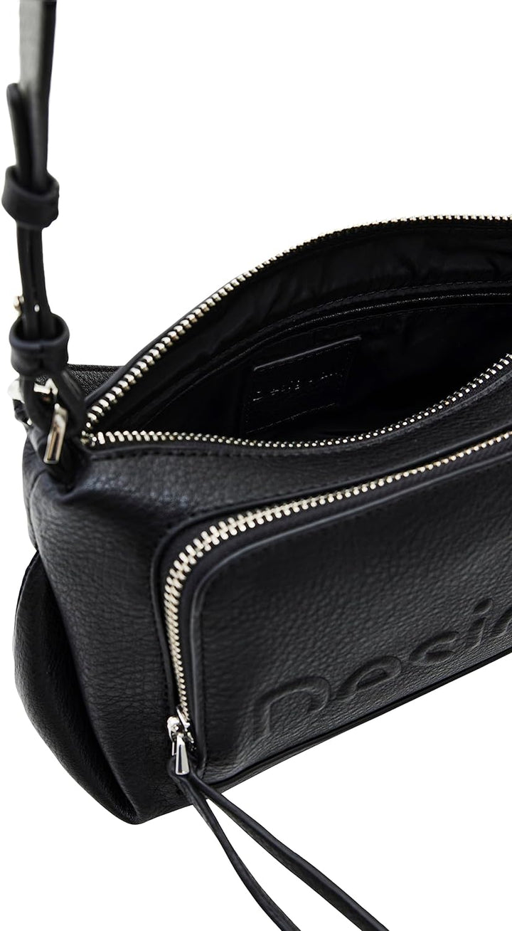 Desigual Damen BOLS_Half Logo Urus Schwarz, Schwarz