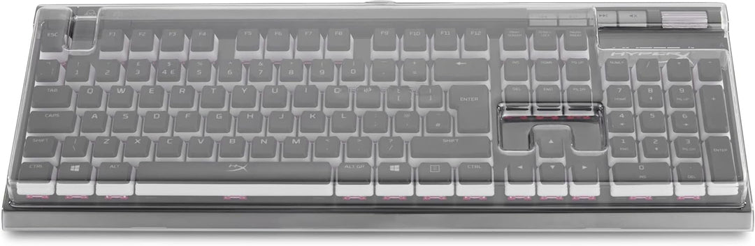 Decksaver Cover für die Hyper X Alloy Elite 2 Tastaturserie - geräucherte/klare Schutzhülle, hergest