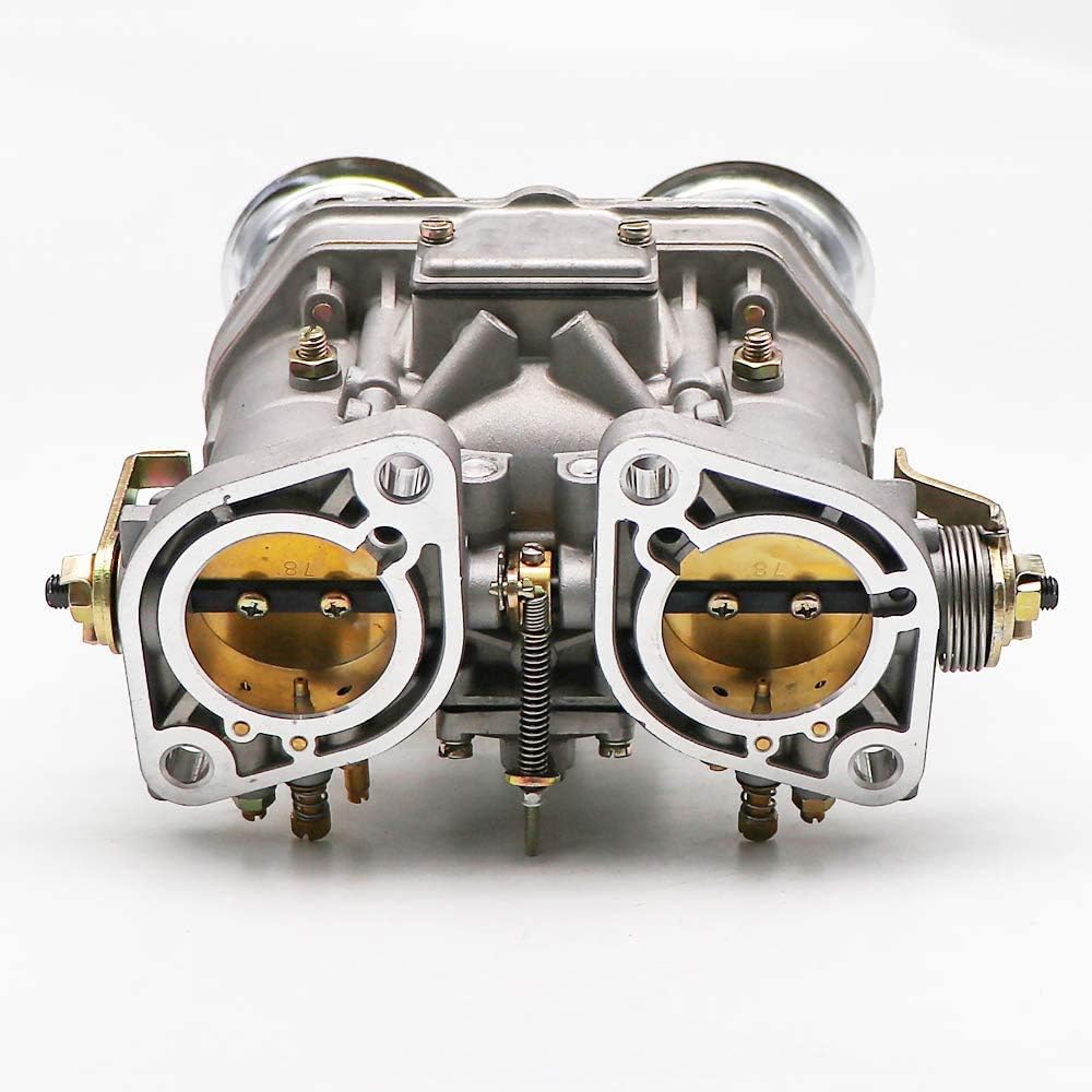 Dokili Vergaser mit Air Horn Ersatz für Weber 40 IDF 40mm BUG Beetle VW Fiat Prosche Solex Dellorto