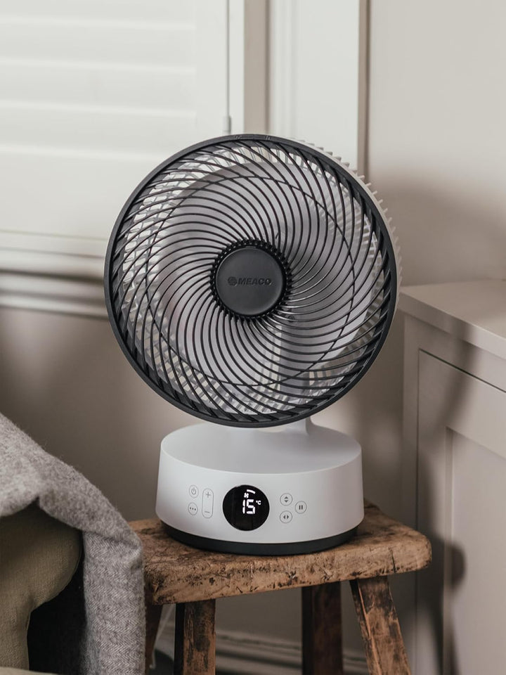 MEACO MeacoFan Sefte® Tischventilator - 10"" Luftumwälzer mit 12 Geschwindigkeiten - Horizontale und