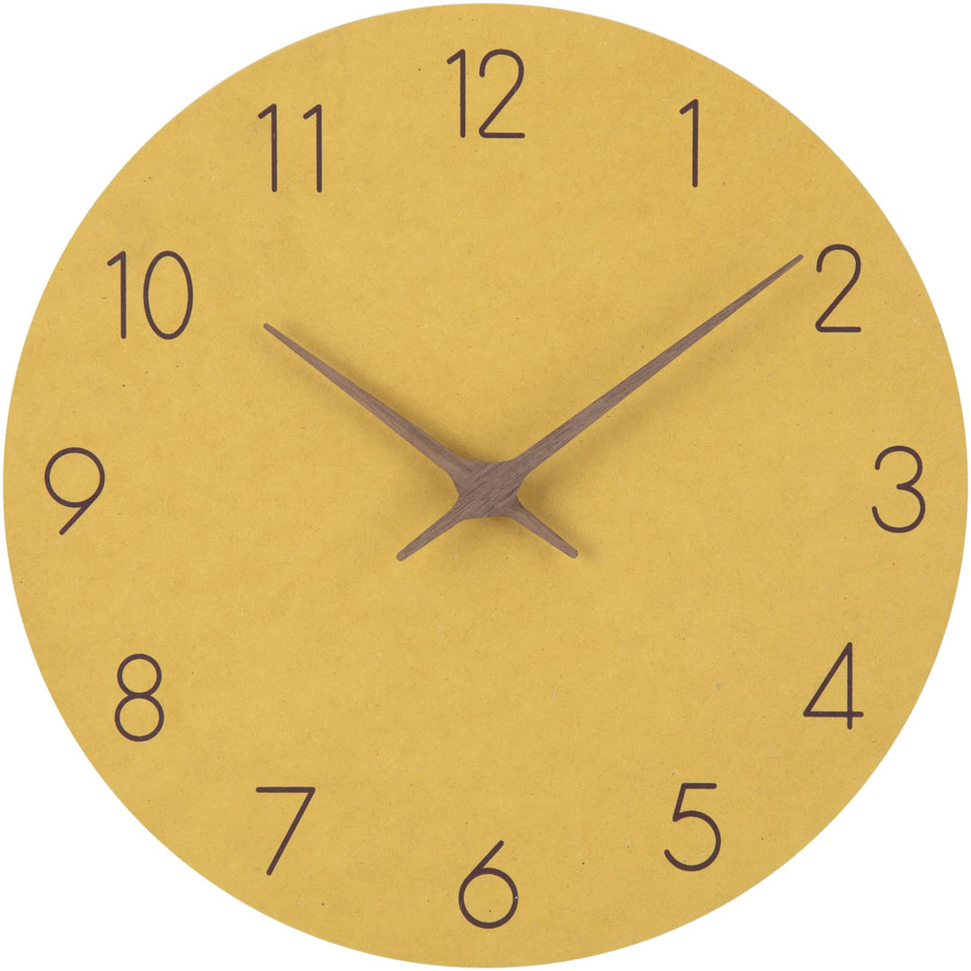 MDF Holz Wanduhr Ohne TickgeräUsche Lautlos Modern Quarz Gross Batterie Betriebene Wanduhr Einfach z