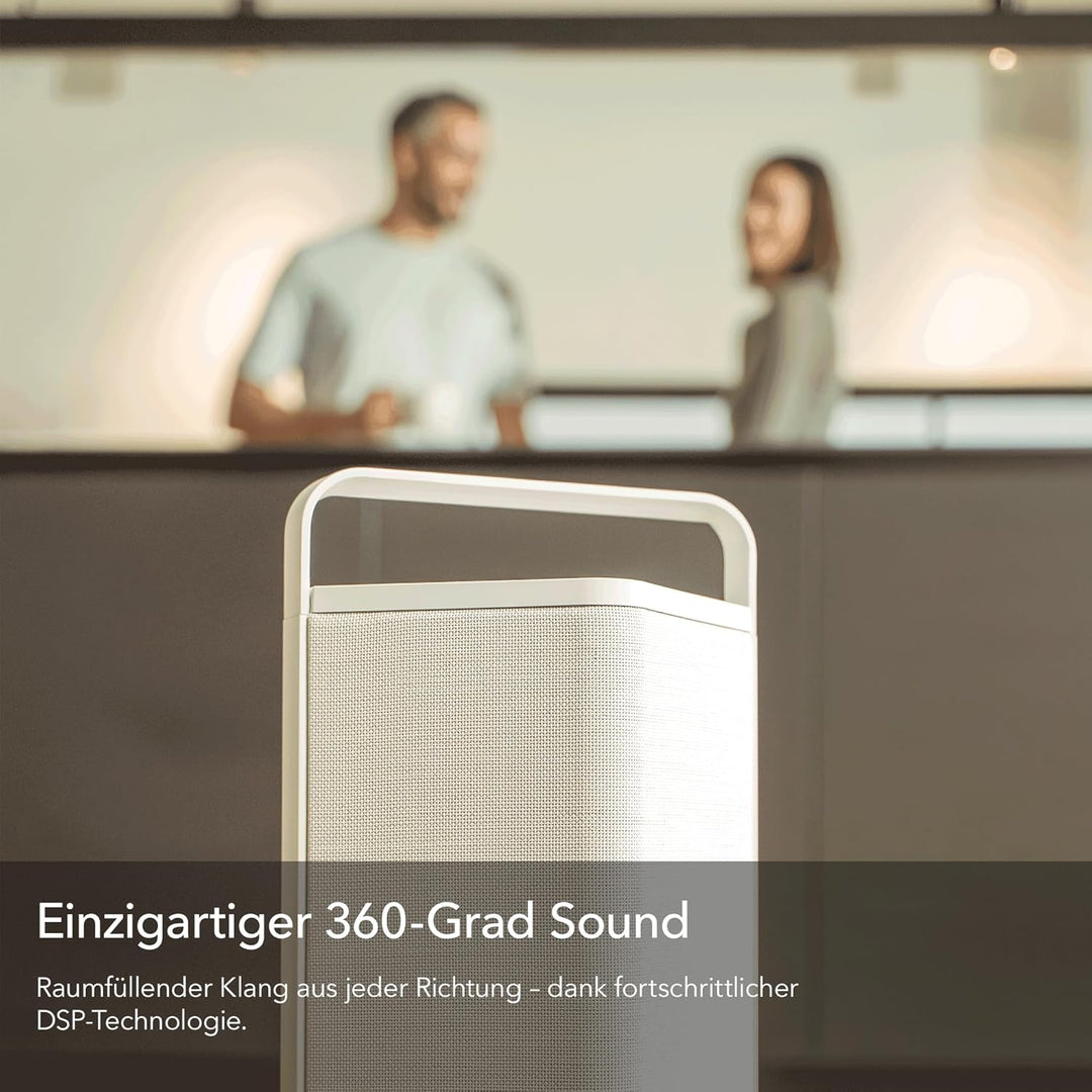 Escape P6 Air Outdoor/Garten Lautsprecher (IPX4 wetterfest, Bluetooth, AirPlay, Google Cast, kabello
