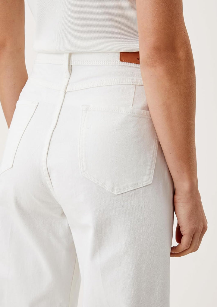 s.Oliver Damen Hose 7/8, 34 Creme 02z8