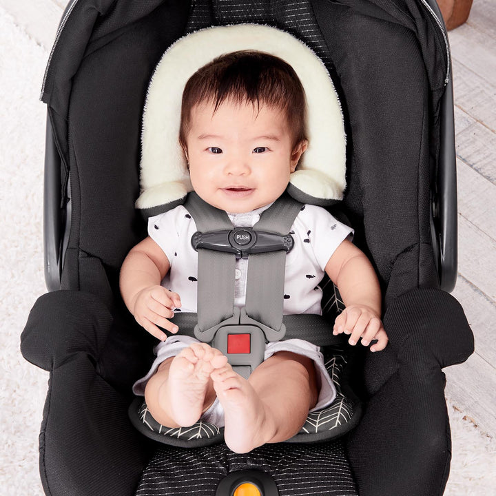 Skip Hop Stroll & Go Cool Touch Stützbandage für Kleinkinder, Feder-Design, Grau Grau Feder, Grau Fe