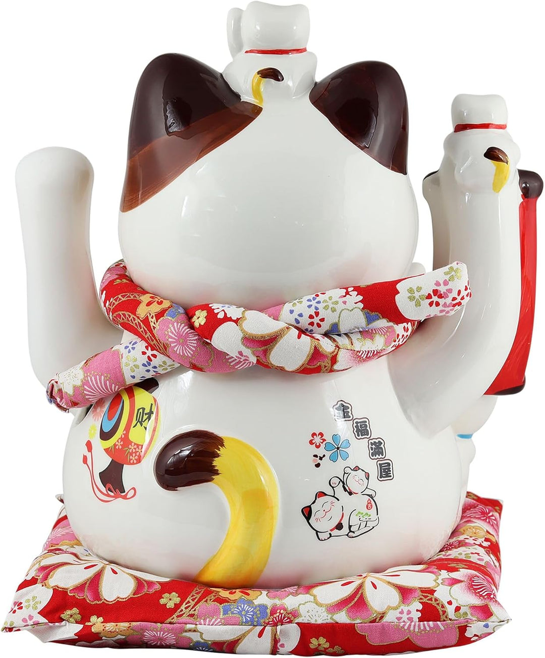 Freak Scene Glückskatze - Maneki-Neko - Winkekatze aus Porzellan 30 cm weiss - Maneki Neko 05