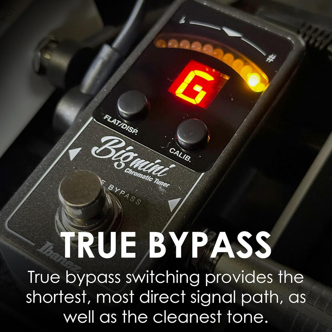 Ibanez BIGMINI Chromatic Guitar/Bass Pedal Tuner