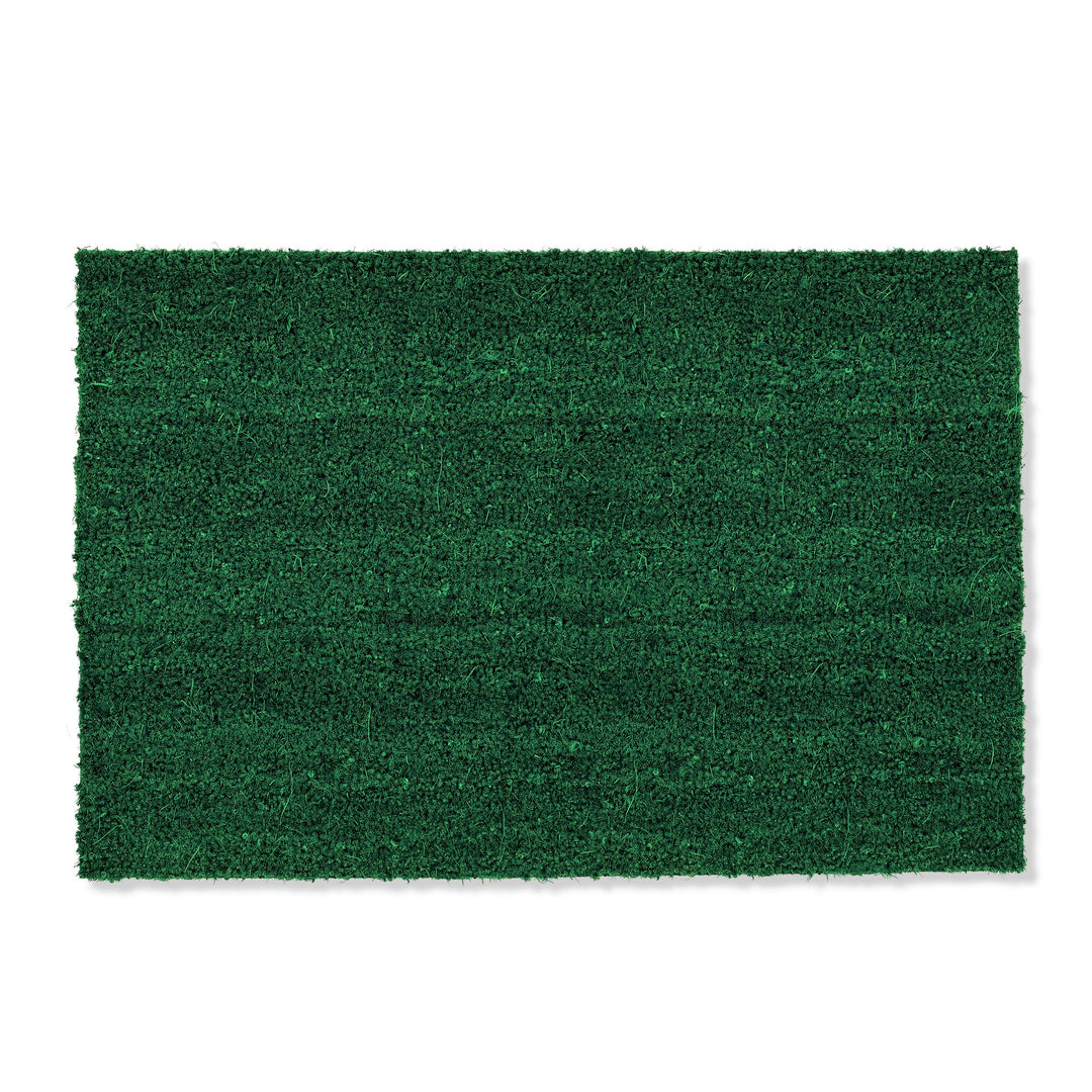 rutschfeste Kokosmatte - 40 x 60 cm Grün - Nachhaltige Naturfaser für den überdachten Aussenbereich