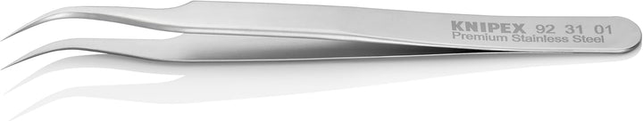 KNIPEX Präzisionspinzette Mattiert Glatt 120 mm, 92 31 01 0.16 mm Silber, 0.16 mm Silber