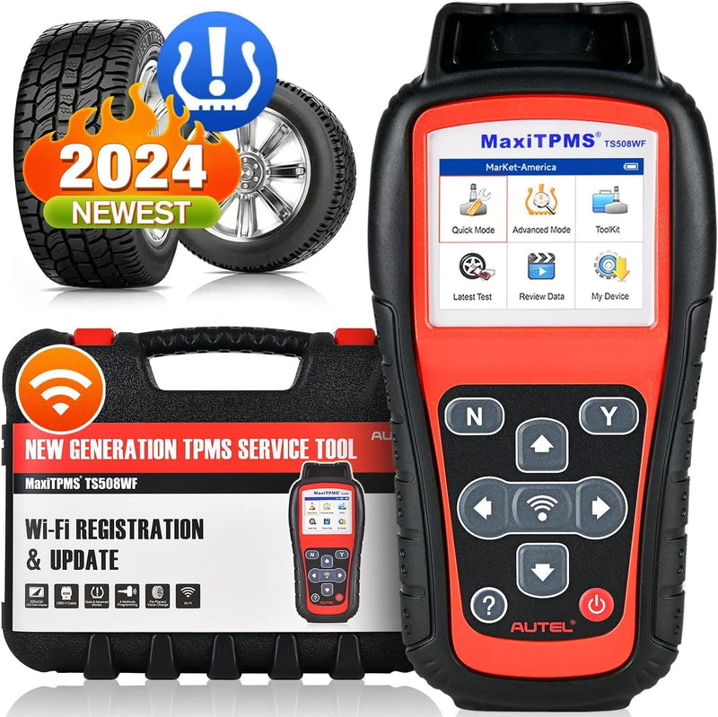 Autel MaxiTPMS TS508, Professional für Aktivieren/Neulernen Aller Sensoren, TPMS Reset, TPMS Program