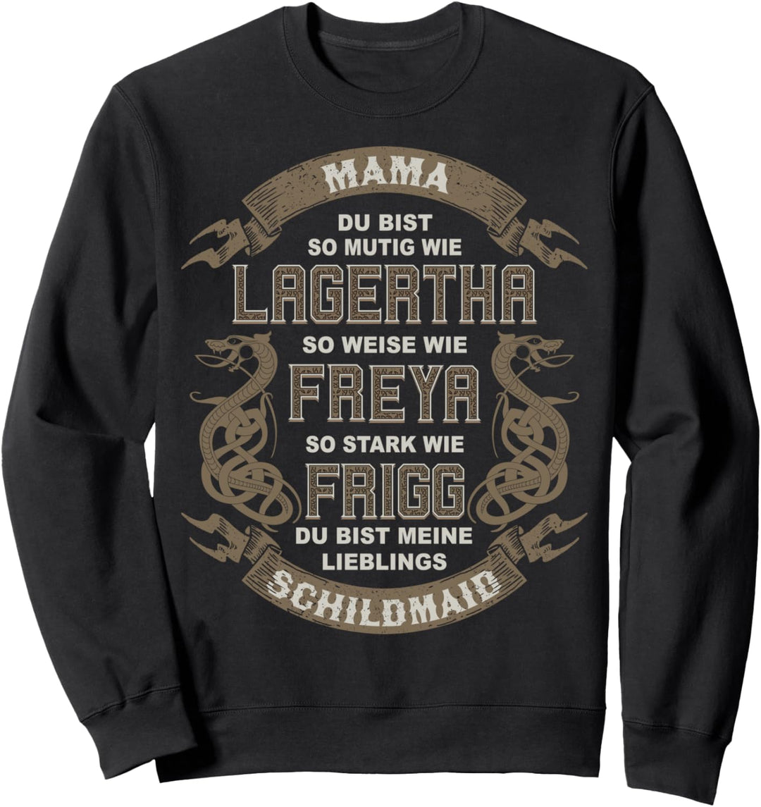 Wikinger Drache - Norse Mythology - Lagerthas Schildmaid Sweatshirt
