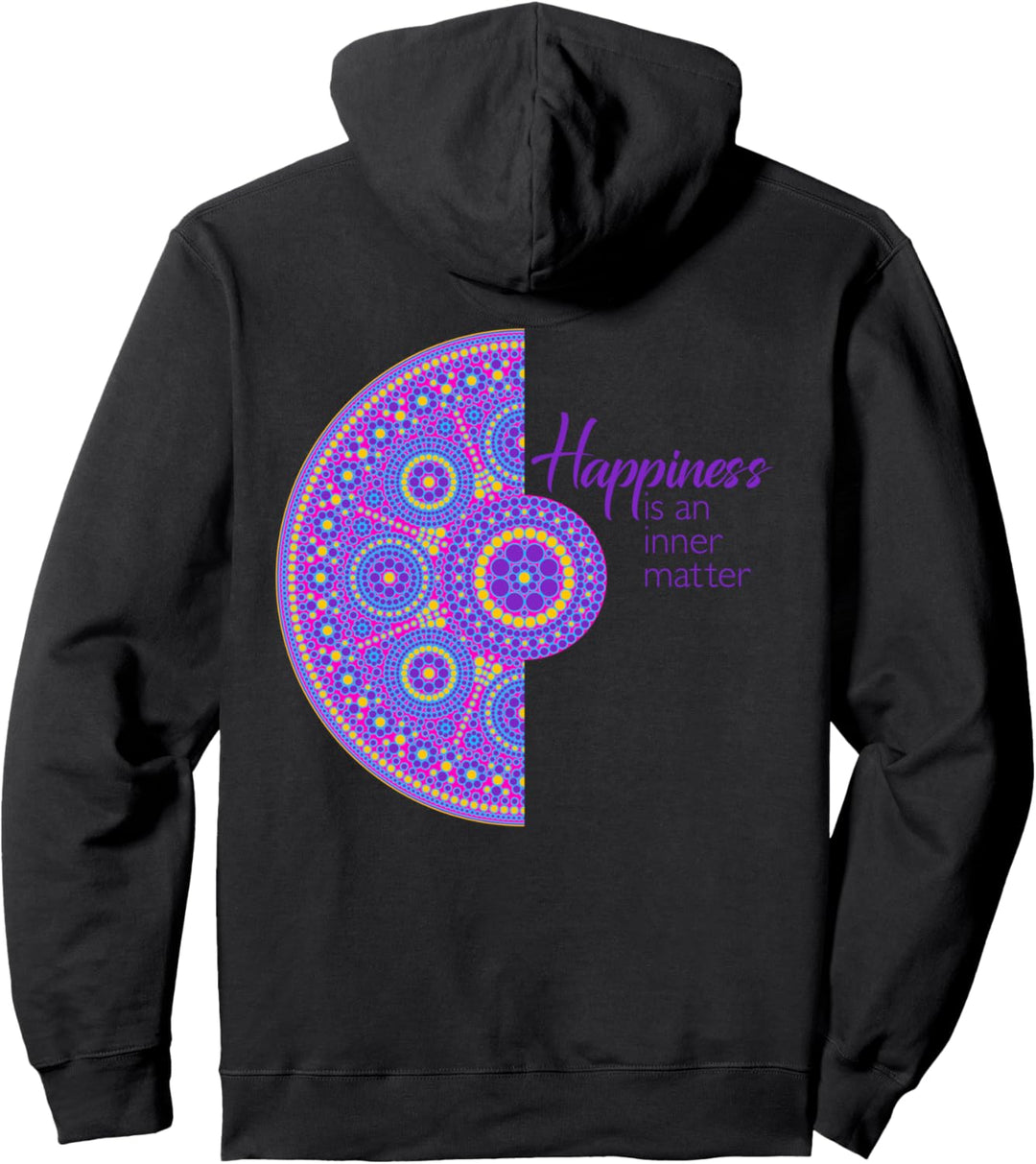 Happiness is an inner matter - Mandala 2 - Fan Fun Pullover Hoodie