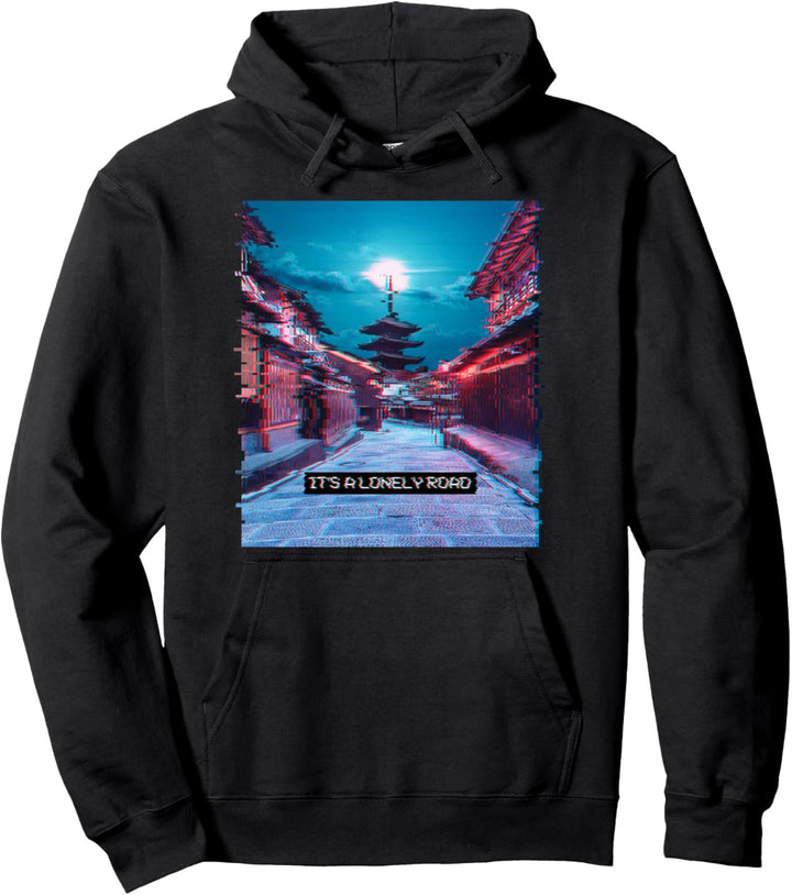 Vaporwave Aesthetic Alt Indie Japanese Streetwear Tokyo Lofi Pullover Hoodie