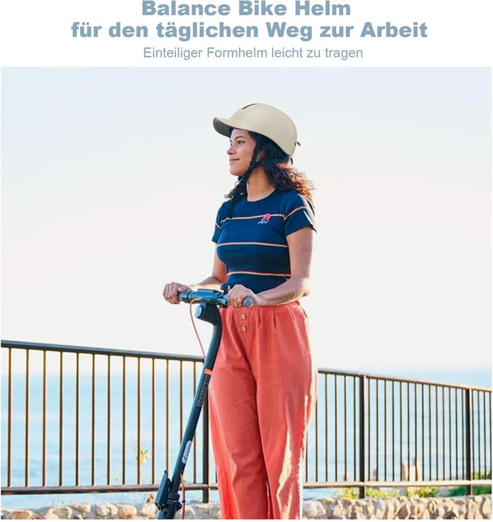 Shinmax Fahrradhelm für Damen und Herren, Einstellbarer Helm mit Visier & Sonnenschutz, Leicht & Bel