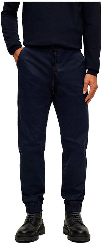 HUGO Herren Trousers_Flat 36W / 34L Dark Blue405, 36W / 34L Dark Blue405