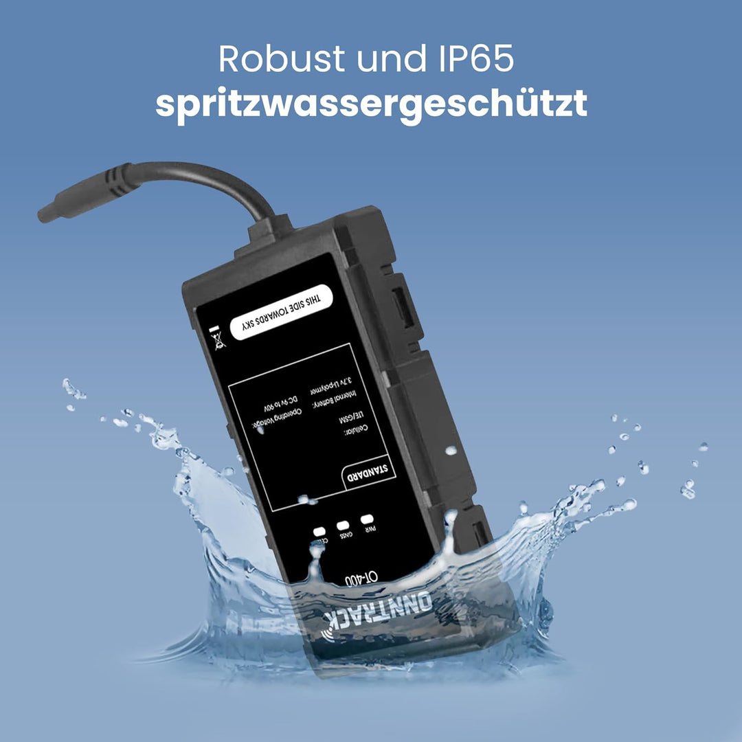 Onntrack 400 Einbau GPS-Tracker - Lebenslange kostenlose Tracking, für Auto, LKW, Wohnmobil, Echtzei