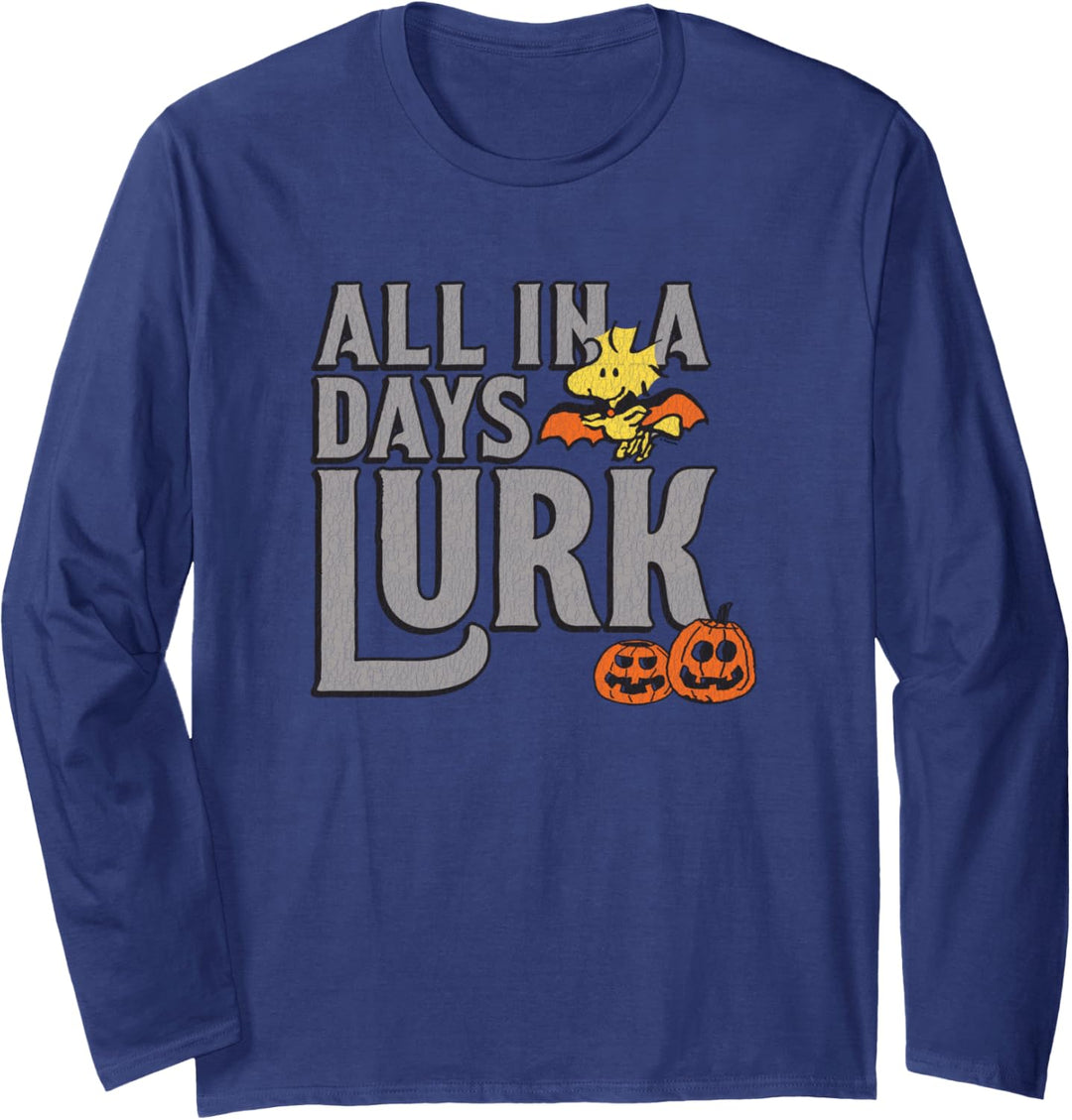 Peanuts Woodstock Alle in Tage Lurk Langarmshirt