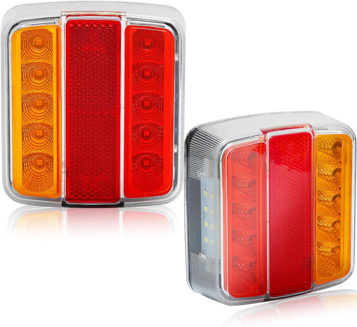 DARKGUARD LED Anhänger Rückleuchten Set,Rücklichter Für Anhänger 12v led,Rücklicht Anhänger Led 12v,