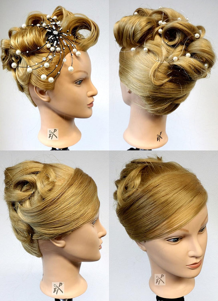 FP Übungskopf"Leana" 100% Proteinhaar (von deutschem Friseurbedarf-Fachhändler!) (55-60 cm), 55-60 c