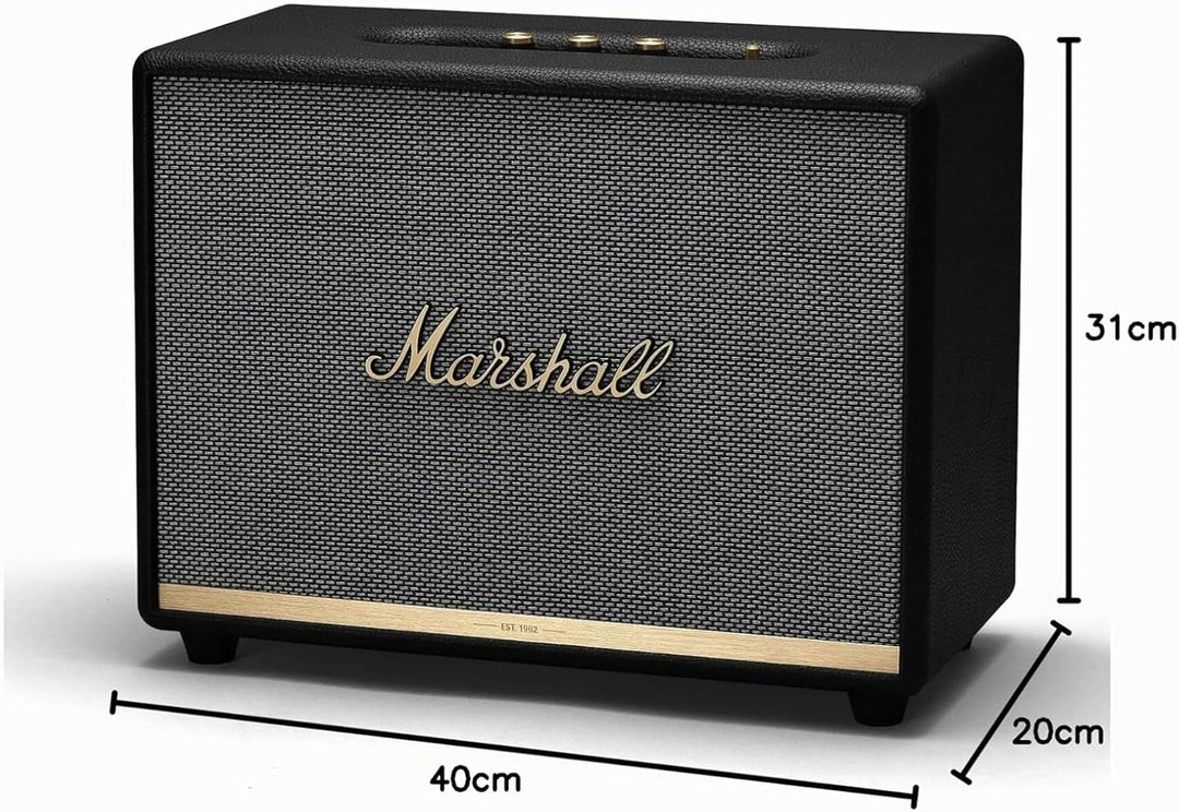 Marshall Woburn II Bluetooth Lautsprecher, Kabelloser - Schwarz (EU) Schwarz Heimlautsprecher Woburn