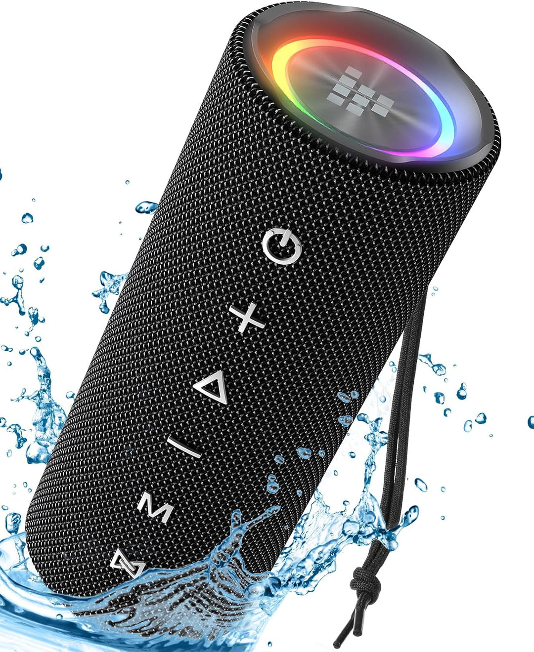 Tronsmart Mirtune C2 Bluetooth Lautsprecher mit Dual Treiber Starkem Bass 360°, IPX7 Wasserdicht, St