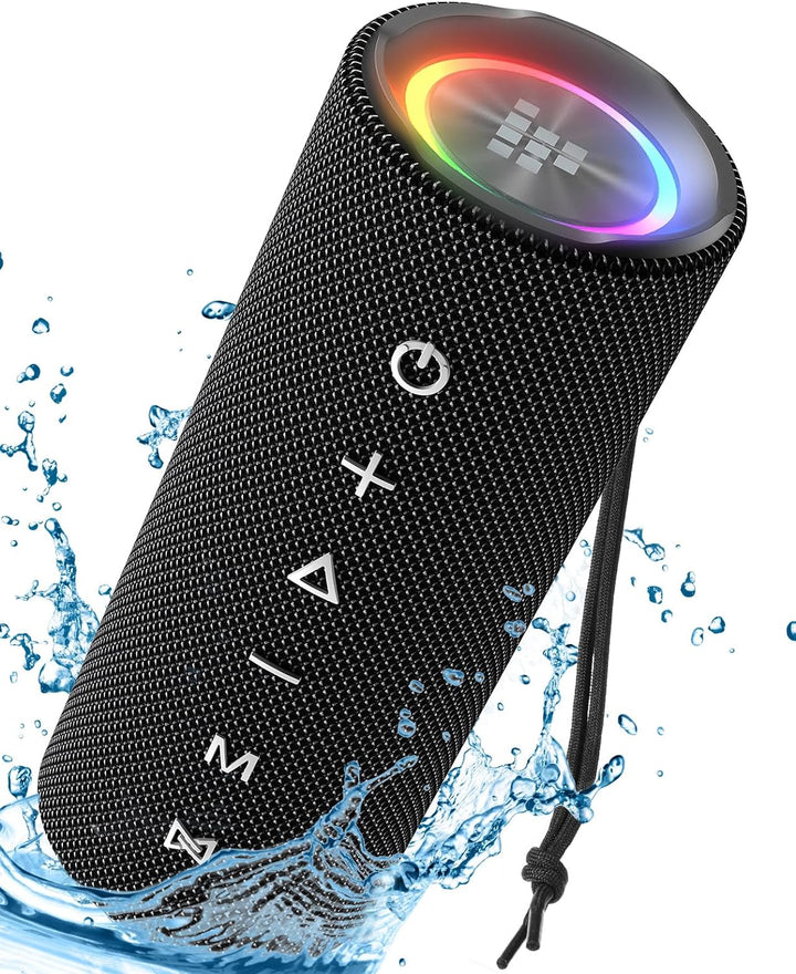 Tronsmart Mirtune C2 Bluetooth Lautsprecher mit Dual Treiber Starkem Bass 360°, IPX7 Wasserdicht, St