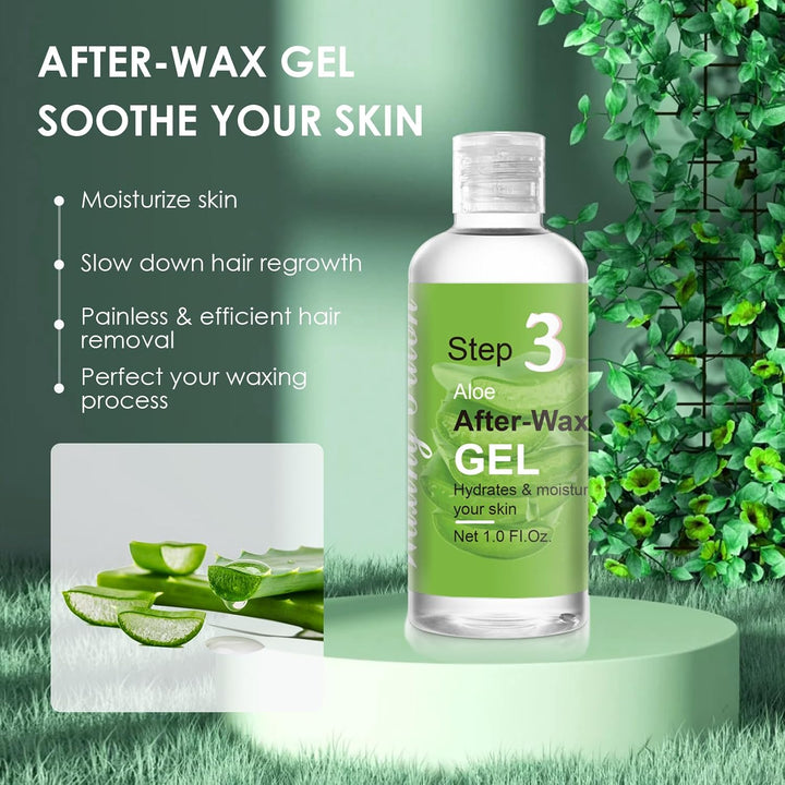 Demine Vor- und Nachwachspflege Kit, Professionelles Waxing Set für Frauen zu Hause, Pre Wax Cleanse