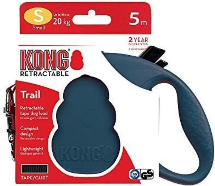 KONG ausrollbare Hundeleine "Trail" I hochwertige Rollleine mit Break & Lock System I lange Leine fü