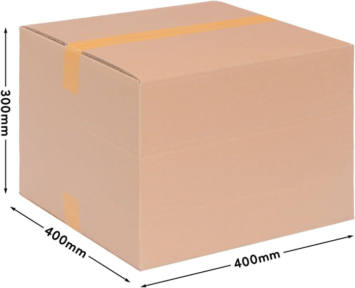 20 Faltkarton Versandkarton Verpackungskarton Paket 400x400x300 mm 2-wellig KK93 20 Kartons, 20 Kart