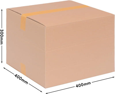 40 Faltkarton Versandkarton Verpackungskarton Paket 400x400x300 mm 2-wellig KK93 40 Kartons, 40 Kart
