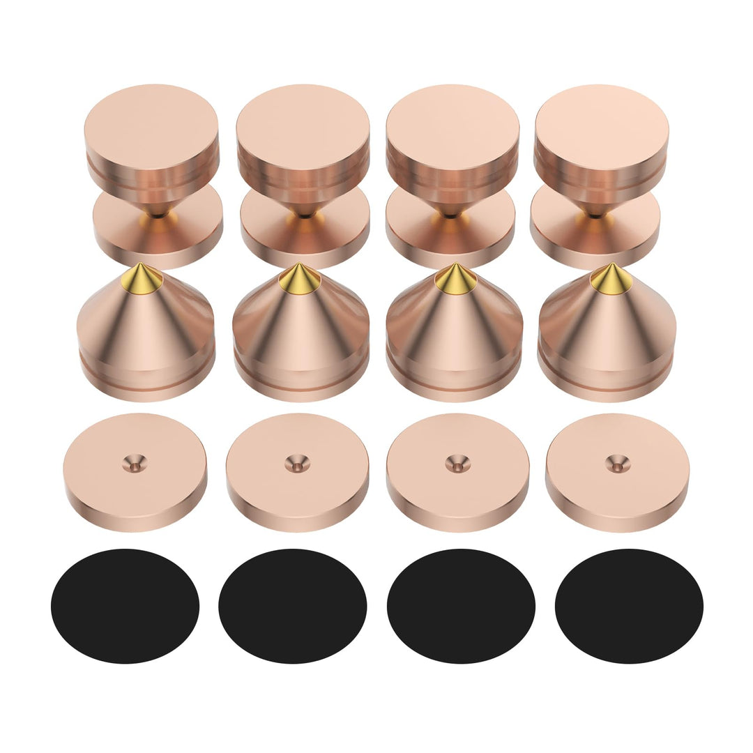 Pack of 8 Lautsprecher Spikes Set, Speaker Stands HiFi Speaker Audio Amplifier DAC CD Isolation Stan