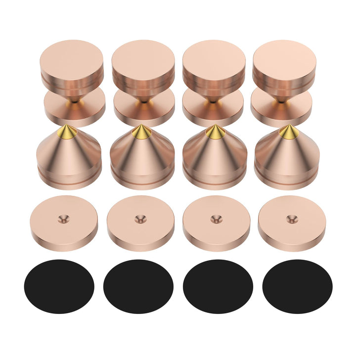 Pack of 8 Lautsprecher Spikes Set, Speaker Stands HiFi Speaker Audio Amplifier DAC CD Isolation Stan