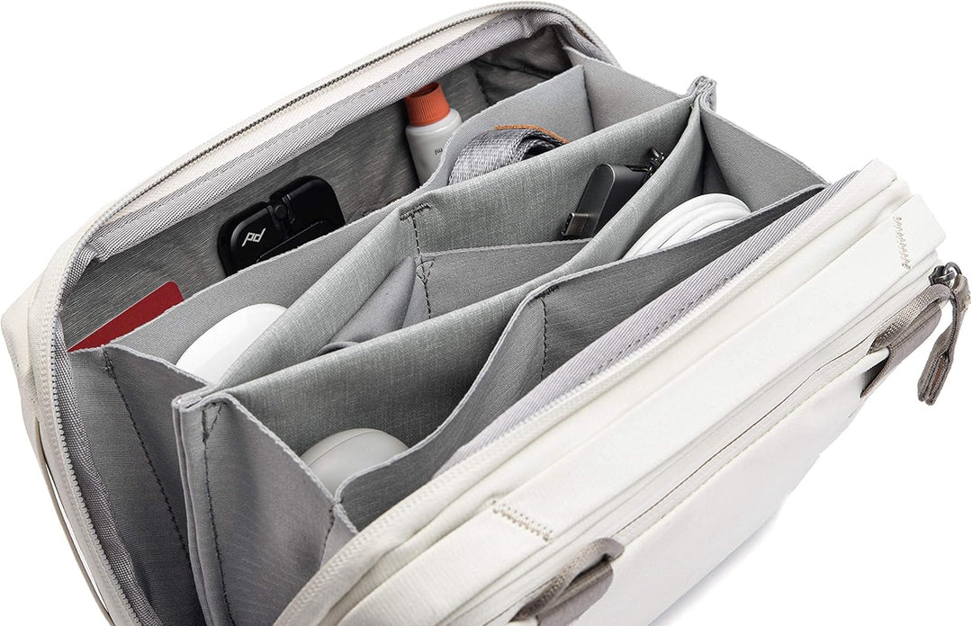 Peak Design Tech Pouch Bone Organizer-Tasche für Smartphones, Kabel etc. (Beige)