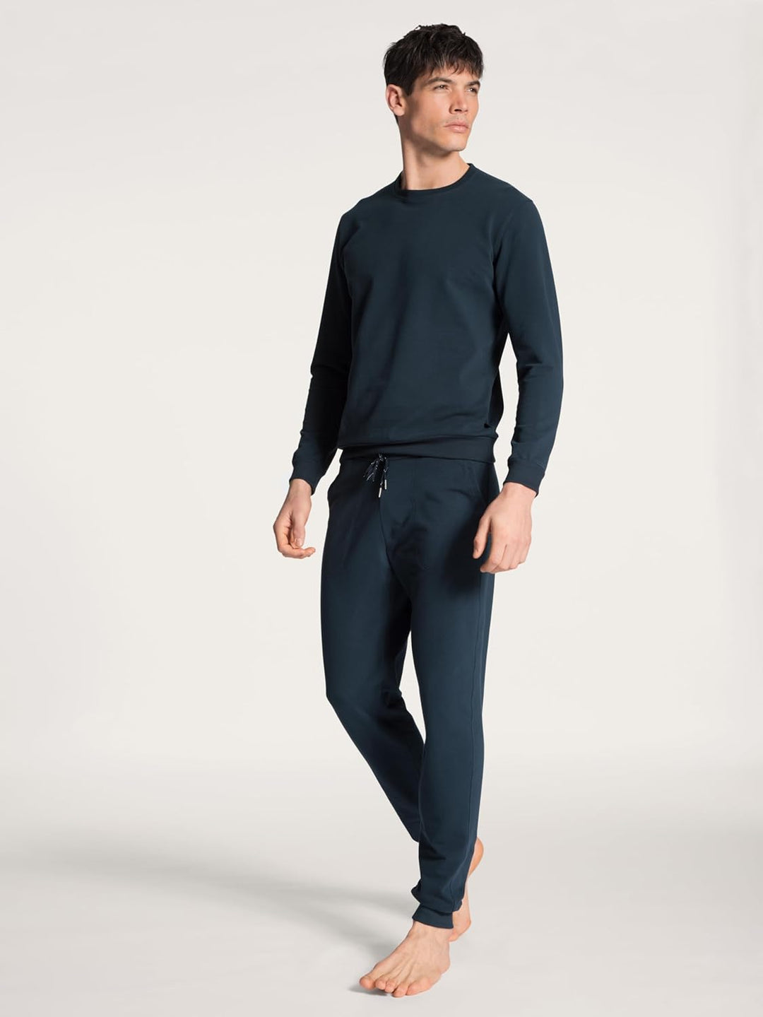 CALIDA RMX Lounge Jogginghose Herren, mit Seitentaschen 46W Dark Sapphire, 46W Dark Sapphire