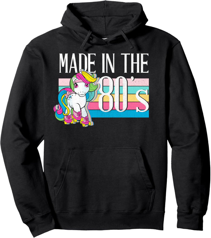 My Little Pony Moonstone Made In The 80's Retro Skater Pullover Hoodie
