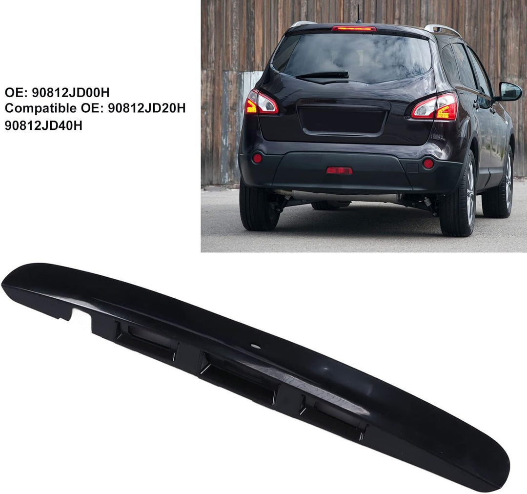 90812JD00H, Kofferraumtürgriff für Heckklappe glänzend schwarz hitzebeständig für Upgrade