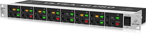 Behringer DI800 8-Kanal-DI-Box, professionell, Netz-/Phantomspeisung ULTRA-DI PRO DI800 V2 Single, U