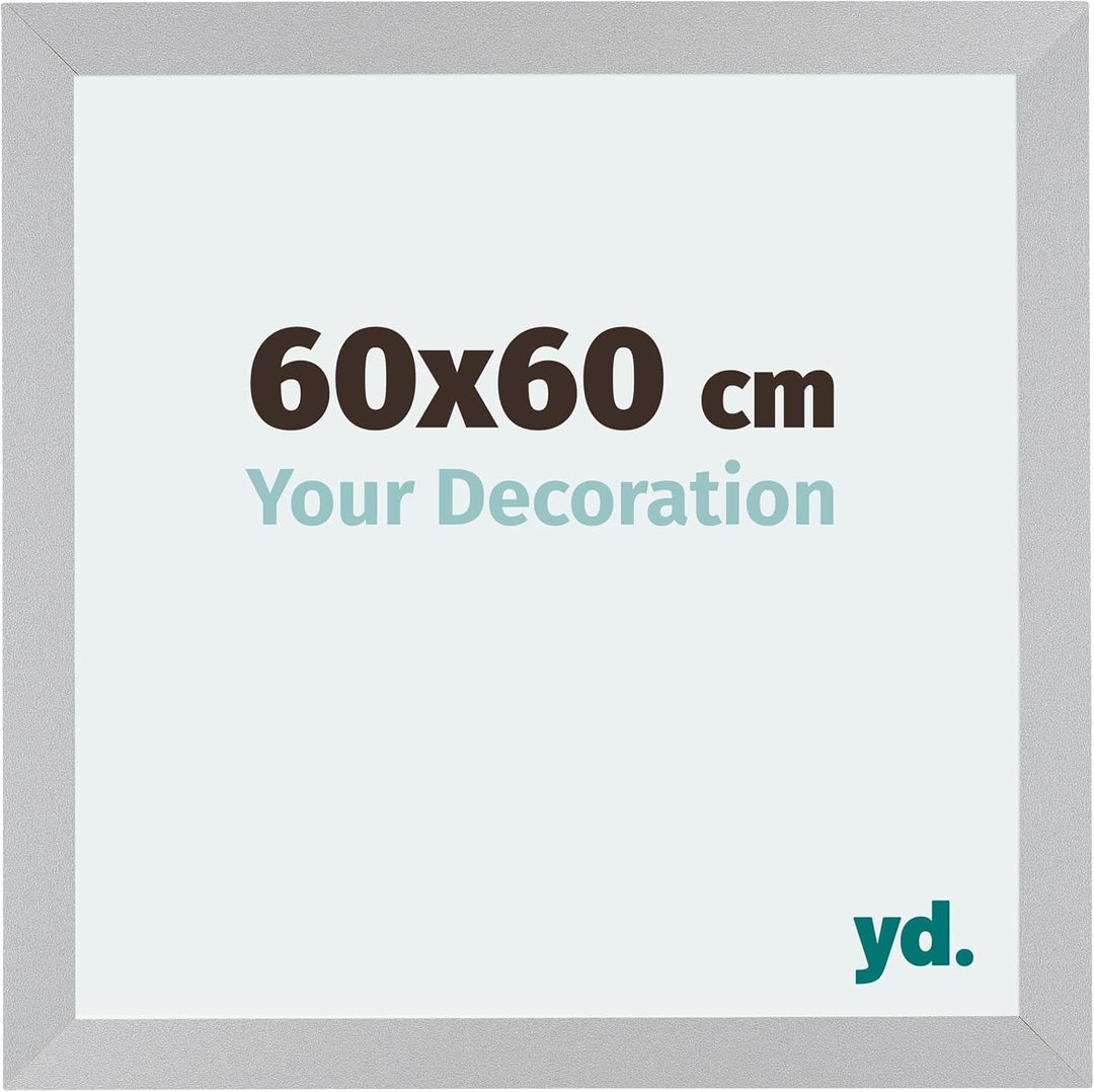 yd. Your Decoration - Bilderrahmen 60x60 cm - Bilderrahmen aus MDF mit Acrylglas - Antireflex - Ausg