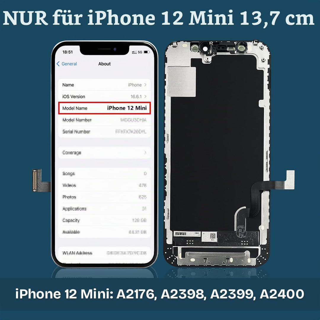Display für iPhone 12 Mini 5,4&