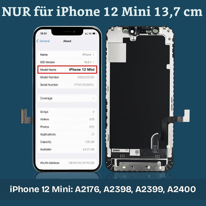 Display für iPhone 12 Mini 5,4&