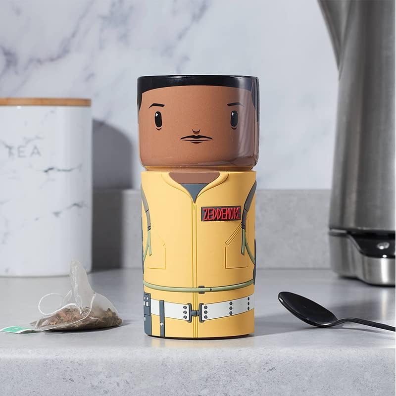 Numskull Offizieller Ghostbusters Winston Zeddemore CosCup – Keramikbecher mit Gummimanschette – 400