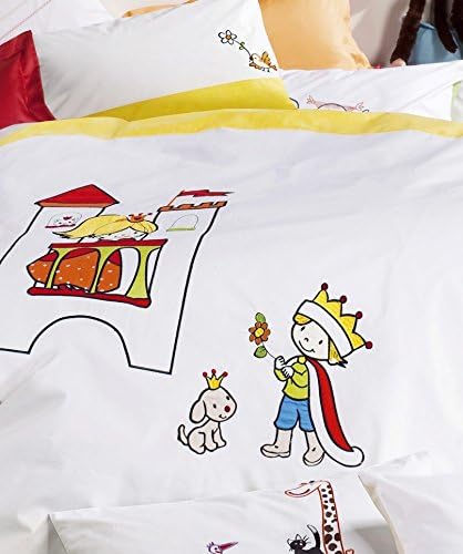 Fleuresse Perkal Bettwäsche Kids Schloss 100x135 cm + 40x60 cm