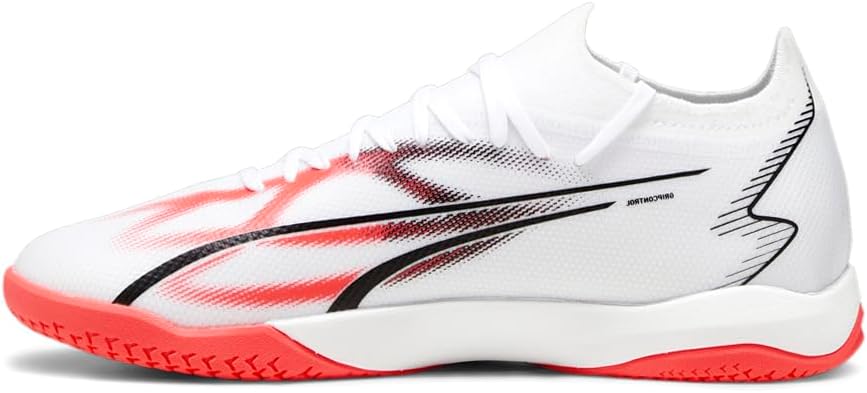 PUMA Herren Ultra Match Tt Fussballschuh 40 EU Puma White Puma Black Fire Orchid, 40 EU Puma White P