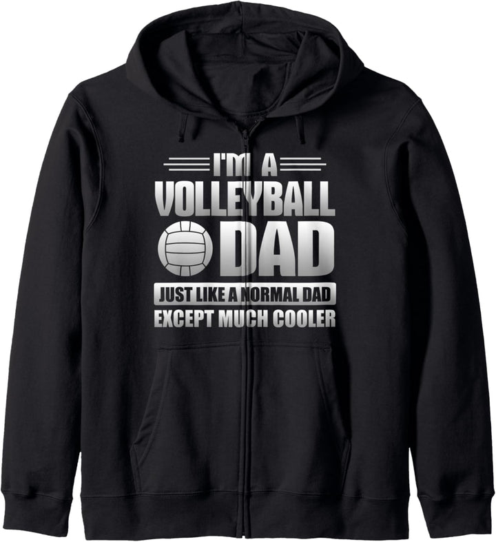 Volleyball Dad Just Like A Normal Dad Except Much Cooler Kapuzenjacke
