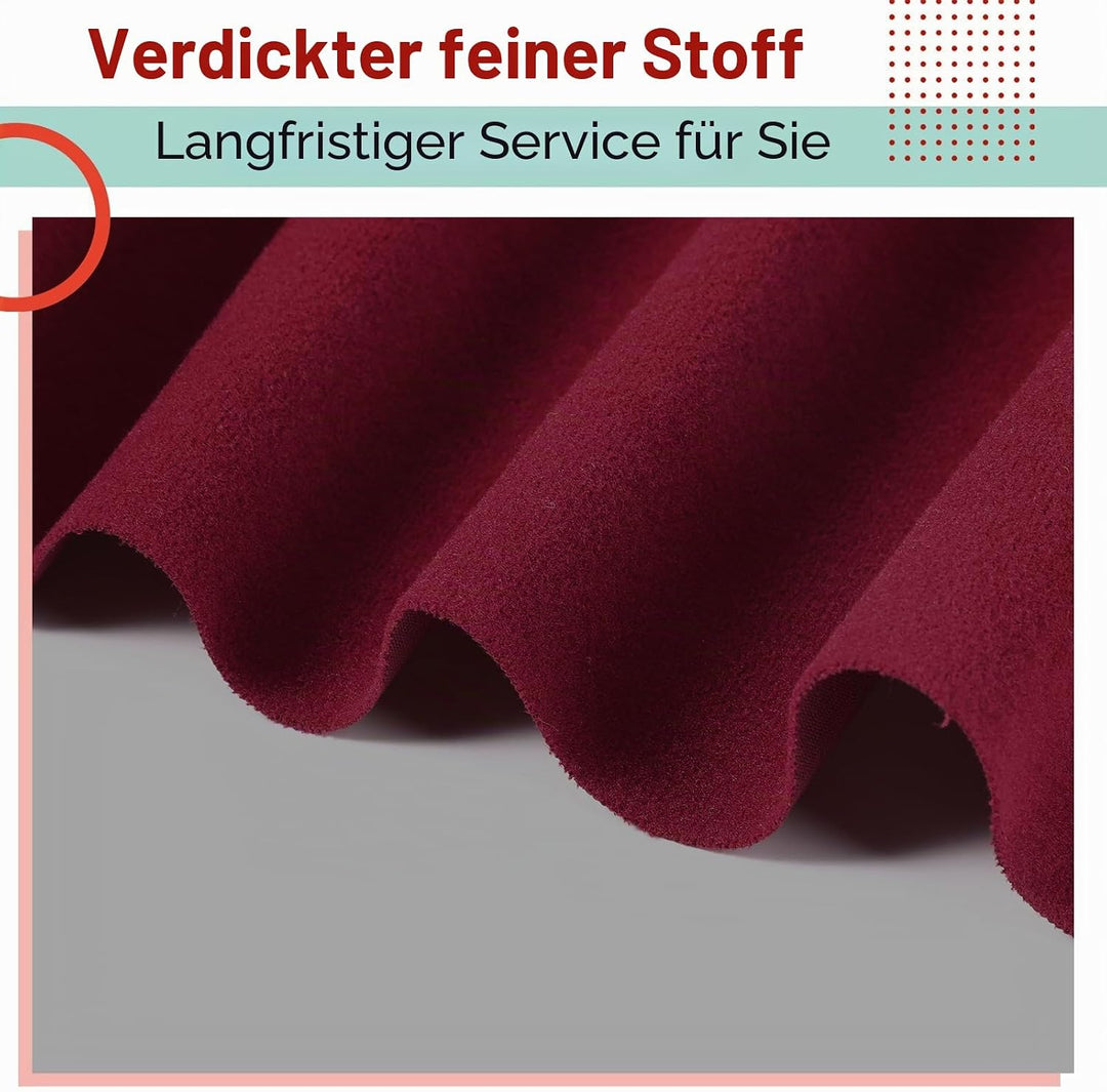 Mixweer Billardstoff, 2,6 m Filz für Billardtisch mit 6 Stoffstreifen, Vorgeschnittener Billardtisch