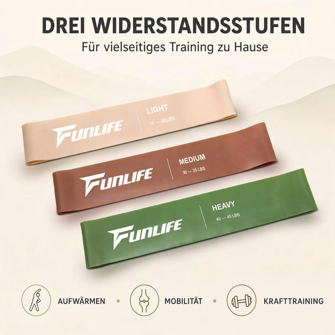 FunLife XXL Yogamatte 190 × 66 cm – 10 mm faltbare Fitnessmatte | Extra dick und rutschfest. Ideal f