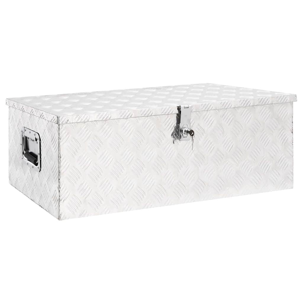 vidaXL Aufbewahrungsbox Aluminiumkoffer Aluminiumbox Lagerbox Lagerkiste Transportkoffer Transportki