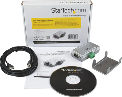 StarTech.com USB 2.0 auf 2x Seriell Adapter - USB zu 2 fach RS232 / RS422 / RS485 Seriell Schnittste