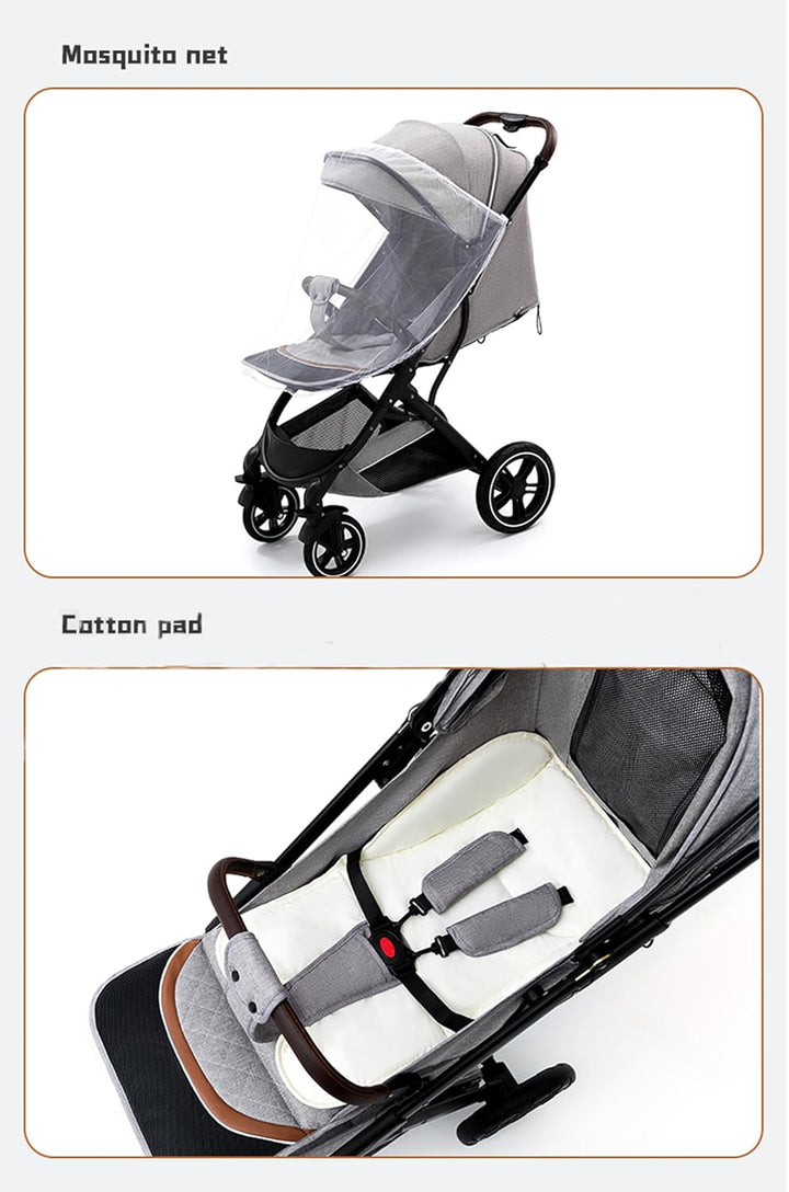 YAZOCO Kinderwagen, 0–4 Jahre buggy klein Zusammenklappbar, 0–22 kg,buggy klein zusammenklappbar, Fu
