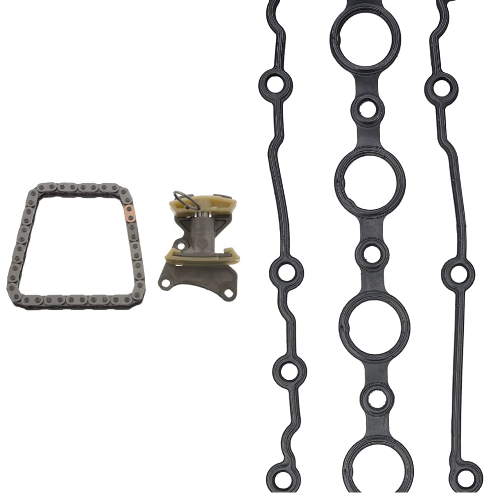 febi bilstein 45006 Steuerkettensatz für Nockenwelle, 1 Stück & 33540 Ventildeckeldichtung, 1 Stück